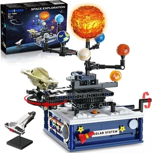 Light-Up Planet Model with 9 Planets - Educational Solar System Kit for Ages 6+ - Picture 1 of 15
