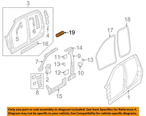 CHRYSLER OEM 04-23 1500 Classic,1500,Dakota Cab Uniside-Vent 4589934AA - Picture 1 of 2
