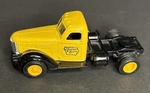 1/43 Scale 1947 International K-12 Semi Truck Yellow Crouse Cartage Company ERTL - Picture 1 of 16