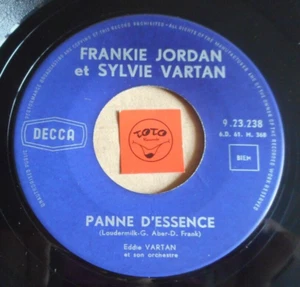 FRANKIE JORDAN ET SYLVIE VARTAN - PANNE D'ESSENCE - J'AIME TA FACON DE FAIRE CA - Picture 1 of 2