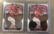 2023 BOWMAN CHROME ELLY DE LA CRUZ MOJO AND BASE CARDS