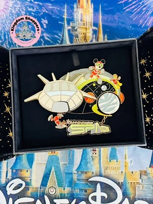 Disney World E Ticket Attraction Mission Space Mickey Goofy Jumbo Box Pin LE 500 - Изображение 1 из 3