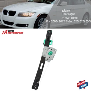 Fit For 2006-2012 BMW 323i 328i 328i xDrive 328xi Rear Right Window Regulator - Picture 1 of 8