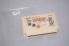 Dr. Mario Famicom Nintendo Cassette Japan Import NES #C15