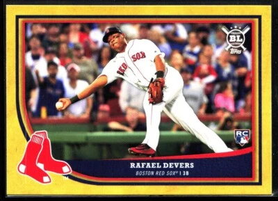 2018 Topps Big League - Rafael Devers #250 Gold (RC) - Image 1 of 2