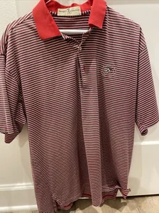 Polo Shirt Striped Medium Fairway & Greene Men's Golf Polo. - Picture 1 of 5