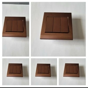 Pack Of 2 Bronze 3 Gang 2 Way Mechanical Light Switch - Picture 1 of 12