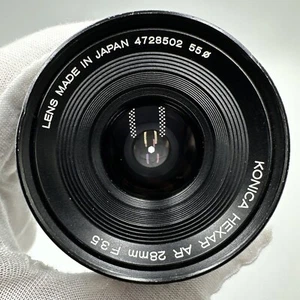 Konica Hexar AR 28mm f/3.5 MF Wide Angle Manual Focus Lens - Picture 1 of 13