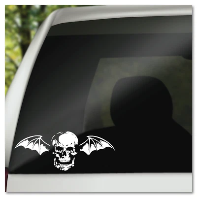 MULTIPLE BRANDS USED 6" Avenged Sevenfold A7X Skull Bat Music Vinyl Decal Sticker