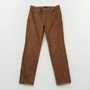Jeans donna Talbots taglia 10 marrone tinta unita slim alla caviglia 34x28 - Foto 1 di 8