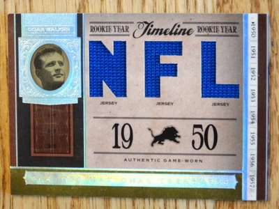 Donruss  Detroit Lions Doak Walker Triple Game Worn Jersey 1950 Rookie Year  /37 - Image 1 of 3