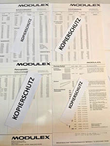 MODULEX / Lego 4 Blätter A4 Planungstafeln - Bild 1 von 2