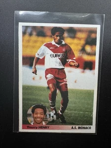 1996 Panini Mejores Equipos de Europa #182 Thierry Henry RC Rookie - Picture 1 of 2