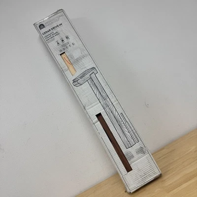 Architectural Mailboxes Cedar Drive-in Post Wood DPK000AM  - Image 1 of 2