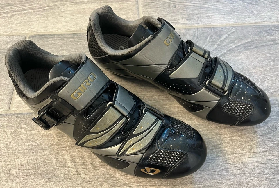 Giro EC70 Espada Mujer Compuesto de Carbono Bicicleta de Carretera Zapatos Negros EE. UU. 10.5 / UE 43 Foto 1 de 4