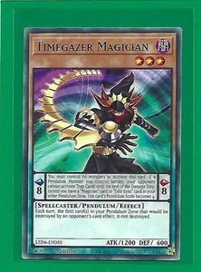 Yu-Gi-Oh! Legendary Duelists Magical Hero Timegazer Magician #LED6-EN050 - Picture 1 of 2