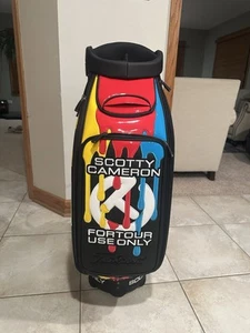 Scotty Cameron Paint Drip Tour Staff Bag- Br And New - Picture 1 of 4
