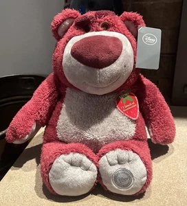 Disney Pixar Store Lotso Huggin Bear Plush 15" Strawberry Scent Toy Story 3 NWT - Picture 1 of 8