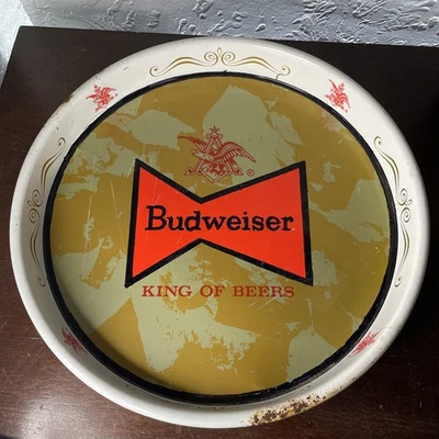 Budweiser King of Beers Vintage Beer Tray - Image 1 of 4