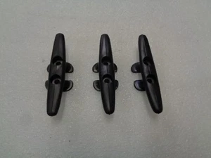 Black Nylon Boat Cleats  - Picture 1 of 4