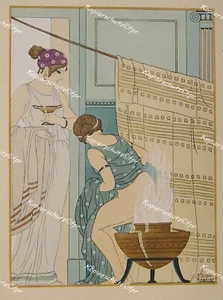 Joseph Kuhn-Regnier Akt Damp-Bad Bidet Po Rom Arzt Medizin Toilette Hämorrhoiden - Bild 1 von 1