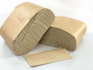 Estuche de 6000 servilletas Kraft recicladas compostables sin blanquear - 1 capa - Imagen 1 de 6
