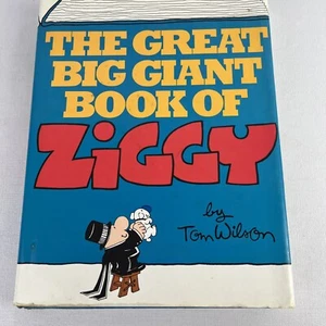 Das große große riesige Buch von Ziggy von Tom Wilson 1988 Hardcover Vintage Sammler - Bild 1 von 8
