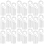  24 Pcs Sheer Curtain Plastic Clothes Hangers Blinds Accessories Rod