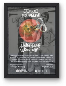 Angelic Upstarts Teenage Warning Album Poster A1-5 Frame Option Oi Punk Rock - Imagen 1 de 5