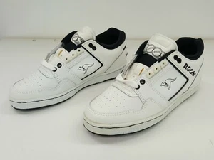 ZAPATILLAS DE BALONCESTO CANGUROOS PARA HOMBRE RETRO VINTAGE HOTSHOT BLANCAS NEGRAS EE. UU. 8 - Imagen 1 de 10