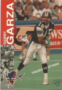 1995 REL CFL SAMMY GARZA OTTAWA ROUGH RIDERS #143 (TEXAS-EL PASO) - Picture 1 of 1
