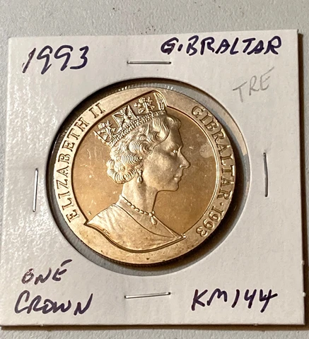 1993 GIBRALTAR ONE CROWN Cover