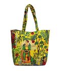 Cotton Bag Farida Kahlo Handmade Shoulder Bag, Shopping Bag Environment friendly
