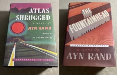 Atlas Shrugged & the Fountainhead, Centennial Ed. Hardcover - Ayn Rand / ETS - Image 1 of 4
