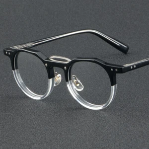 Lujo Japón Acetato Retro Gafas Monturas Gafas Retro Borde Completo Gafas Retro - Imagen 1 de 10
