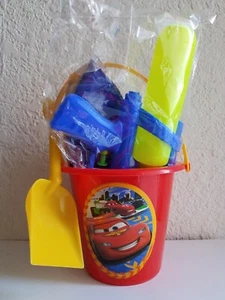 Beach Play Set Cars, Sand Bucket, Shovel and Water Blast By Broward Toys - Picture 1 of 5