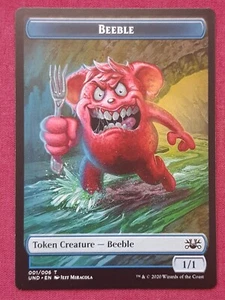 Magic The Gathering UNSANCTED BEEBLE DRAGON tarjeta fichas Magic The Gathering Magic The Gathering - Imagen 1 de 2