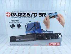Tanque de nieve eléctrico Kyosho Blizzard SR 1/12 Wifi Lan con arado de sonido de cámara NUEVO - Imagen 1 de 10