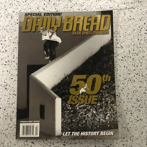 Daily Bread Magazine -February 2002-Inline Skating-Special Edition-50th Issue - Picture 1 of 9