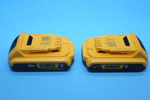 DEWALT ORIGINALE DCB203 20V MAX 20 Volt batteria compatta 2,0 Ah per utensili agli ioni di litio - Foto 1 di 4