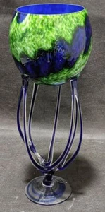 D. Bellisio Signed Murano Glasswork -- Blue/Green Universal Globe - Appraised - Picture 1 of 9