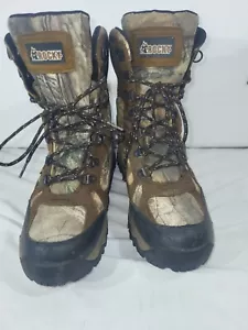 Rocky Hunting Outdoor Thinsulate Waterproof Cam Boots Men's 8.5 800 Grams - Picture 1 of 4