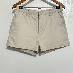 Vintage Calvin Klein Jeans Womens Mom Shorts Khaki Beige Pockets Casual Sz 10 - Picture 1 of 9