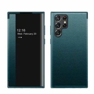 Funda inteligente verde para Samsung Galaxy S22 Ultra 5G - Imagen 1 de 7