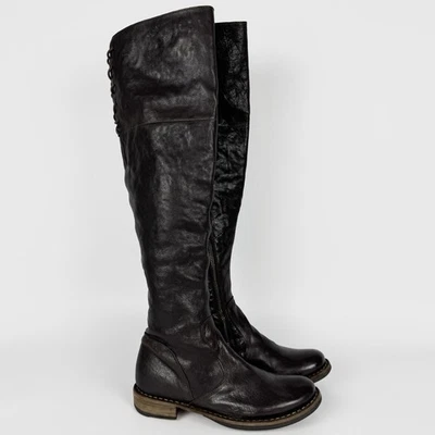 Botas hasta la rodilla Fiorentini + Baker Eternity 705 cuero marrón vanguardista de colección 36 Foto 1 de 4