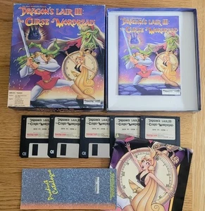 Dragon's Lair: Curse Of The Mordread III 3 PC BIG BOX Disketten DOS Spiel - Bild 1 von 5