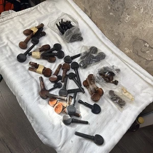 Riesiges Konvolut Saiteninstrumentenwirbel Cello Violine Viola schöner gebrauchter Zustand - Bild 1 von 9