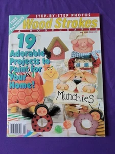 Wood Strokes & Wood Crafts May 2002 Tole Painting Vintage Magazine Back Issue - Picture 1 of 10