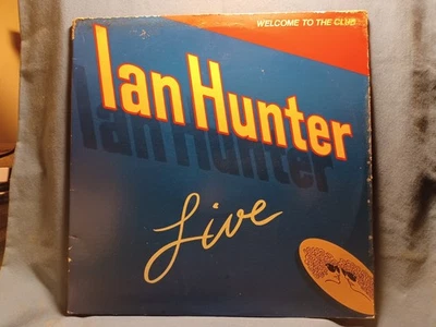 Ian Hunter  Welcome To The Club-Live  Rare 1980 Chrysalis Glam Pop Rock 2-Lp - Imagem 1 de 3