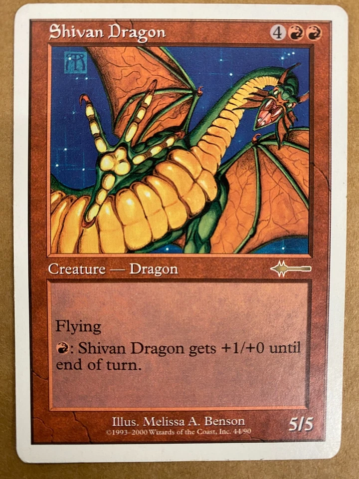 MTG 1x Shivan Dragon # 44 Beatdown OLD SCHOOL Magic the Gathering Card x1 LP - Image 1 of 1